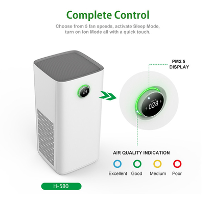 Purificatore astuto dell'aria di arresto di odore della famiglia per la formaldeide PM2.5 di inquinamento atmosferico