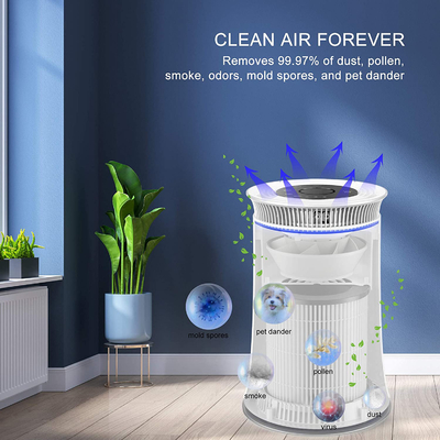 Rimozione muta Ion Hepa Air Purifier negativo del fumo della lampada del purificatore UV germicida dell'aria