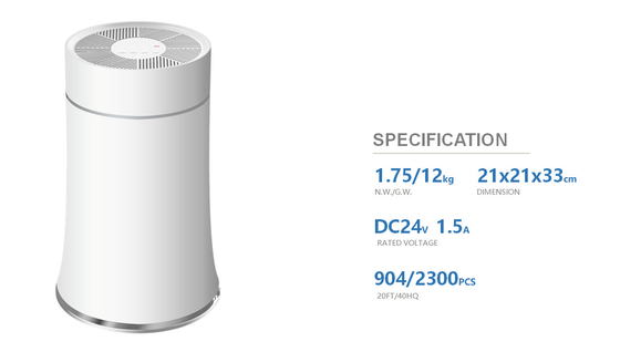 Il purificatore FDA a basso rumore dell'aria dell'anione PM2.5 ha rimosso il purificatore medico dell'aria