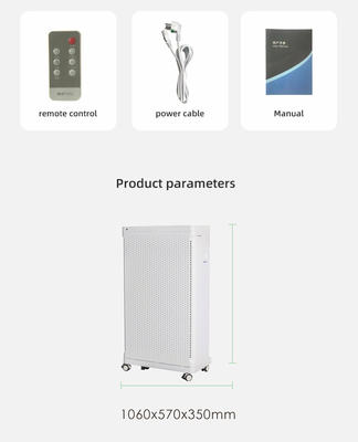 Monitor vero di Smart WiFi PM2.5 del purificatore dell'aria del filtrante di H13 HEPA per grande stanza