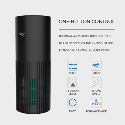 depuratore d'aria doppio di Ionizer del fumo di Ionizer 5V USB del purificatore dell'aria dell'automobile 1.6W